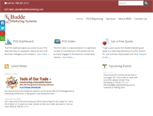 Tablet Screenshot of buddemarketing.com